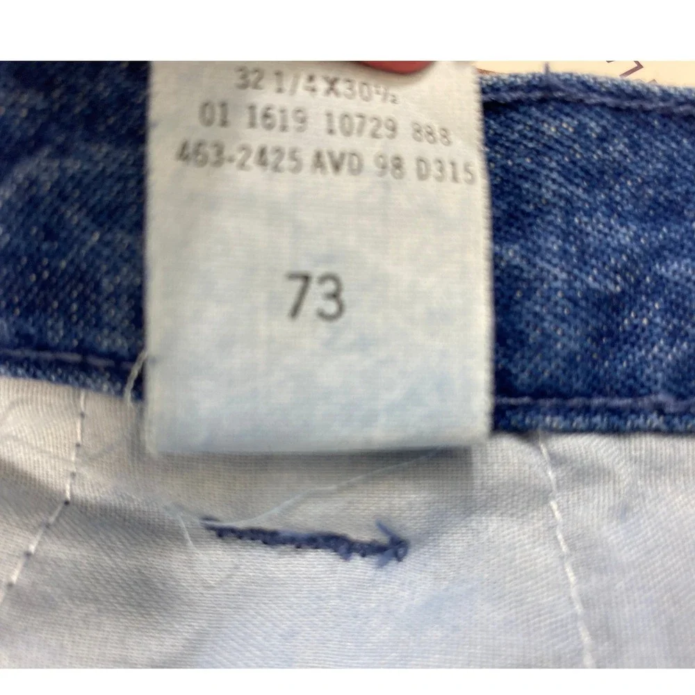 Vtg Lee Tapered Leg Jeans Women 14 M Wrinkle‎ Free High Rise Medium Wash Denim